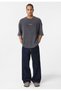 Washable back printed oversize t-shirt - 4