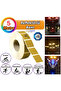 Tüvtürk Approved Reflective Phosphorescent Strip Tape Cut-To-Size Reflector 5 Meters Yellow - Bmpbm2481