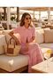 Summer Polo Neck Crop Top and Openwork Skirt Set - 4