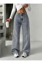 Fully Shaped Tinted High Waist Front and Back Pockets Baggy Jeans with Wide Legs - 3