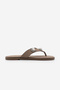 Women's Flip-Flops with Thick Straps and Ethnic Buckle, Casual Slippers, Vontis Mink Suede - 3