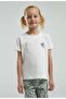 Girl's Striped Pajama Set 9-15 Years Ecru - Khaki