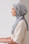 Women's Scarf Hijab Natural Fiber Silky Scarf - 4