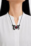 Gothic Necklace Black Chain Gothic Design Women's Necklace Punk Rock Style Accessory
