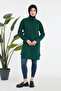 Women's Daily Oversize High-Necked Hijab Sweat Tunic