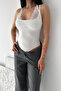 Women's White Lace Detailed Bodysuit - 4