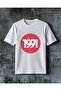Superior Red Circle Printed Oversize T-Shirt