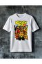 Knock Out Boxing Printed Oversize T-Shirt