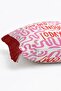 Motivational Written Abstract Wave Pattern Fringed Throw Pillow Cover Burgundy Tassel Pillowcase - 6