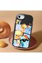 Black Silicone Case with Shock-Absorbing Camera Protections Compatible with iPhone 7/8/Se 2020 2022 - 3