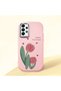 Pink Silicone Case with Shock-Absorbing Camera Protection Compatible with Samsung Galaxy A73