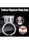 50pcs 50PCS Tattoo Pigment Ink Ring Cups Eyelash Extend Glue Holder Container With Lid Cover Cap Per - 6