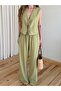 Haki Selva 100% Cotton Vest and Pants Set - 8486 - 2
