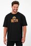 Unisex Oversize Embroidered Demon Slayer Zenitsu Anime Design 100% Cotton T-Shirt - 5