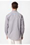 Regular Fit Long Sleeve Striped Men's Shirt - 4
