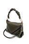 Royal Faux Leather Women's Hand and Shoulder Bag Khaki - 7