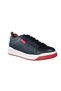 Men's double color sole detail textile lace-up daily sports navy blue - 2