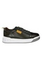 Men's Dual Color Sole Detail Textile Lace-Up Daily Sports Khaki