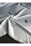 White Chiffon Satin Fabric Double Yardage Dress Shawl Pareo Lining Clothing Fabric