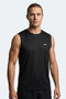 Hazzar I Men's Sleeveless Black T-Shirt