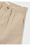 Boy's Linen Shorts Beige 6225 - 3
