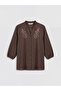 Nevavm Ruffled Collar Striped Women's Shirt with a Difference - 5