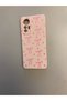 Mi 12 Lite Ribbon Bow Printed Velvet Inside Silicone Phone Case (Powder) - 2