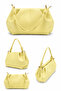 Women's Drawstring Detailed Faux Leather Handbag - 4
