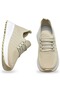 2693 Orthopedic Sole Knitwear Lace-Up Daily Walking Women's Sports Shoes - Orthopedic Light Sole Casual Shoes - 3