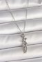 316L Steel Silver Color Chain Hugging Model Women's Necklace 5886 - Rust-Proof and Stylish