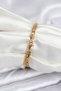 316L Steel Gold Color Lettering Suitable for Writing Women's Bracelet 5886 - 2
