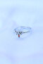 Brass Silver Color Adjustable Colorful Zircon Stone Dragonfly Ring 5886 - Stepco4689-6685 - 2