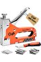 Staple Gun 3 in 1, Heavy Duty Stapler with 3000 Staples & Remover, TÜV GS Tested Professional Tackers