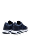 Maratea Navy Blue Knitwear Men's Sneaker Casual Shoes Leather Lined - 4