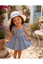 Girl's Bow Strap Summer Dress