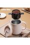 Silk Route - Reusable Pour Over Coffee Maker, Stainless Steel Cone Coffee Dripper Filter 1-2 Cup - 2