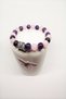 Certified Pink Quartz, Blue Agate Natural Stone Women's Bracelet - 3