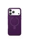 غطاء GLB-STL41414 لهاتف iPhone 17 Pro، تصميم "ريجال" مع حامل "ماج سيف" - لون بنفسجي داكن. - 2