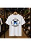 Save Water Front Chest Printed 100% Cotton Oversize Loose Regular Fit Crew Neck T-Shirt