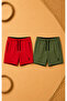 2 Pieces Boys 5-15 Years Sea-Pool-Beach Shorts Waterproof and Lined Fabric Set