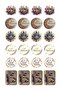 Premium Eid Mubarak Mix Stickers 4x4cm – A4 Sheet Half Cut Die Cut Labels (24 Stickers) - 7