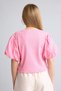 Ribbed Camisole Balloon Sleeve T-Shirt for Girls H9118A826Sm - 5
