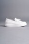 Zrj154 high quality laceless tasseled men's daily loafer - white - 4