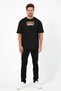 Unisex Oversize Embroidered Demon Slayer Zenitsu Anime Design 100% Cotton T-Shirt - 4