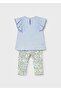 Baby Girl Leggings Set Blue - 3