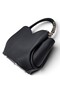 Black, Tulip Model, with Scarf, with Puppy, Cross Strap, Women's Hand and Shoulder Bag - 5