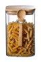 2PCS Borosilicate Glass Storage Jars 1500ml with Bamboo Lid & Spoon, Airtight Container Set - 3