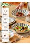 32PCS Ceramic Dinnerware Set, Bowls Spoons and Plates Set, Porcelain Dishes Set Serve for 6, Freezer - 7