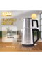 DENX DX3802 Electric Kettle with a double capacity of 2.2+0.8 liters and a power of 2200 watts - 4