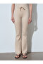 71916 Lace-Up Cotton Trousers-Stone - 3